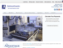 Tablet Screenshot of advantageleasing.com